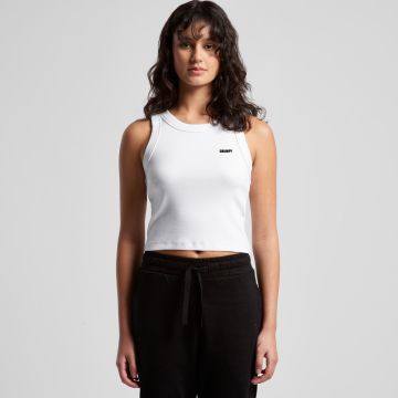Organic Rib Crop Tank Top
