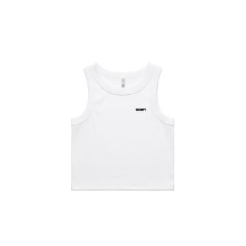 Organic Rib Crop Tank Top